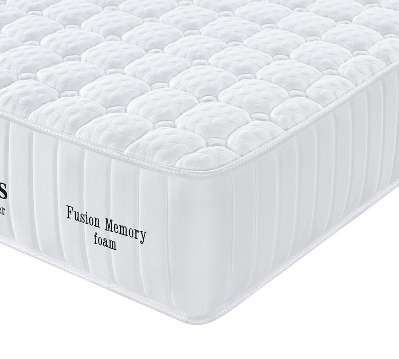 Back Bliss Fusion Memory Foam Mattress & Base - Queen