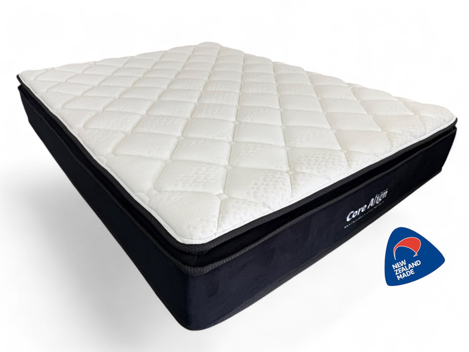 CoreAlign - 5 Zone Euro Top Pocket Spring (NZ Made Premium Mattress & Base)