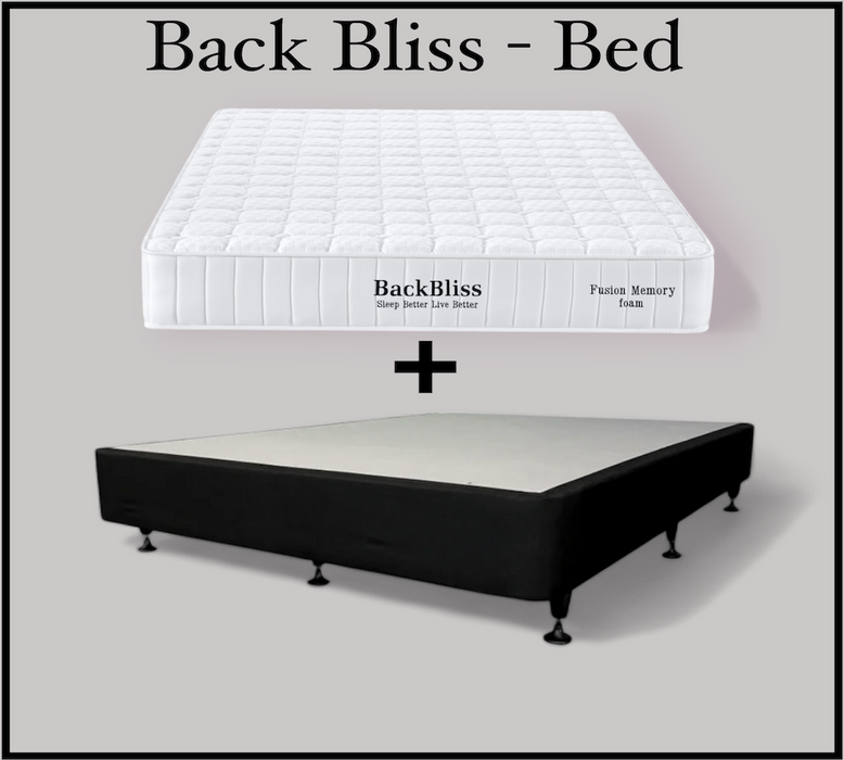 Back Bliss Fusion Memory Foam Mattress & Base